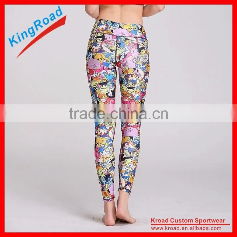 compression ladies leggings, custom design