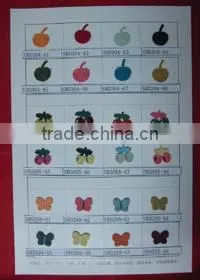 customized multicolor crochet animal applique for kids garment
