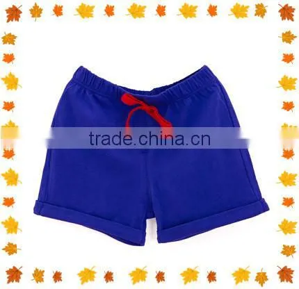 Soft ski-friendly 100% cotton plain kids shorts for promotion