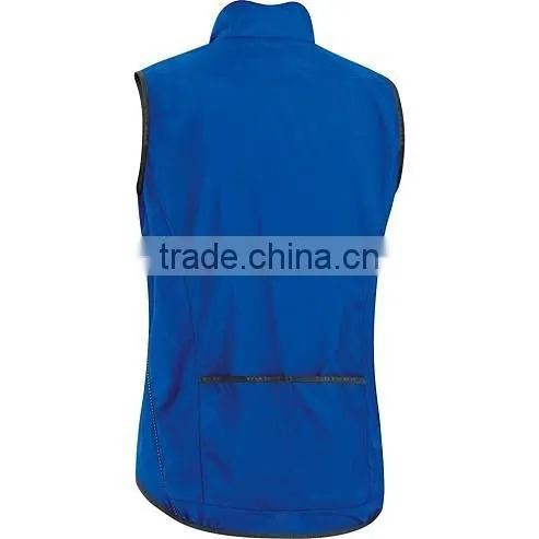 Cold weather running vest winter cycling jacket