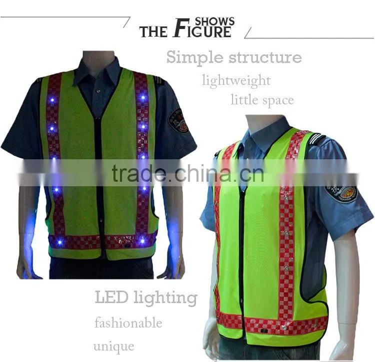 batteries operated work shirt safety clothes led