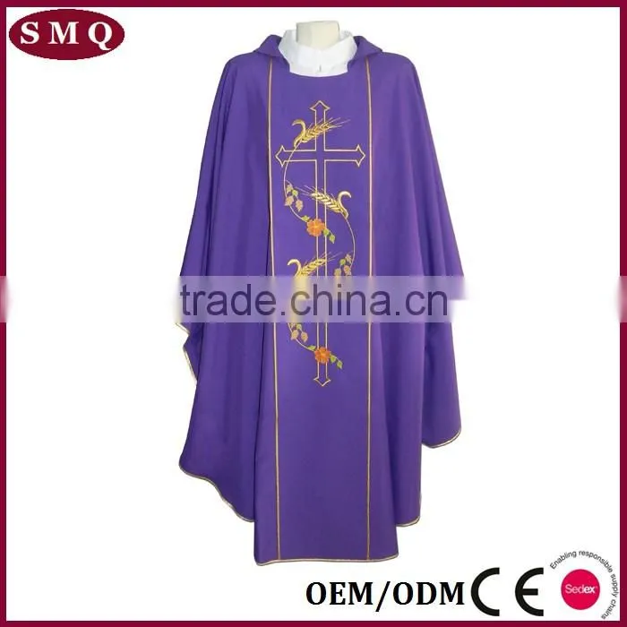 Lent Asymmetrical Cross Preist Wear Chasuble