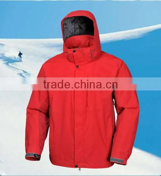 Sports jacket custom design, 2013 new fashionable winter sports jackets with hood unisex, high quality stylish sports jacket