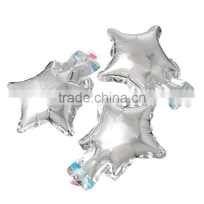 Aluminium Foil Balloons Party Decoration Star Silvery