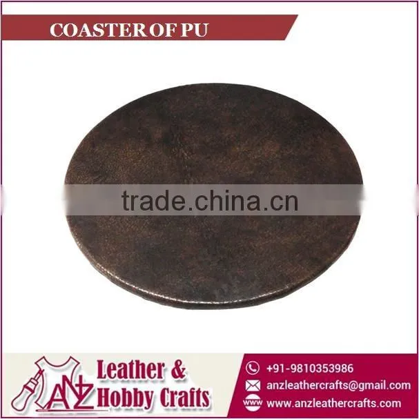 New HOT Brand A Grade Coaster Of Pu at Very Low Rate