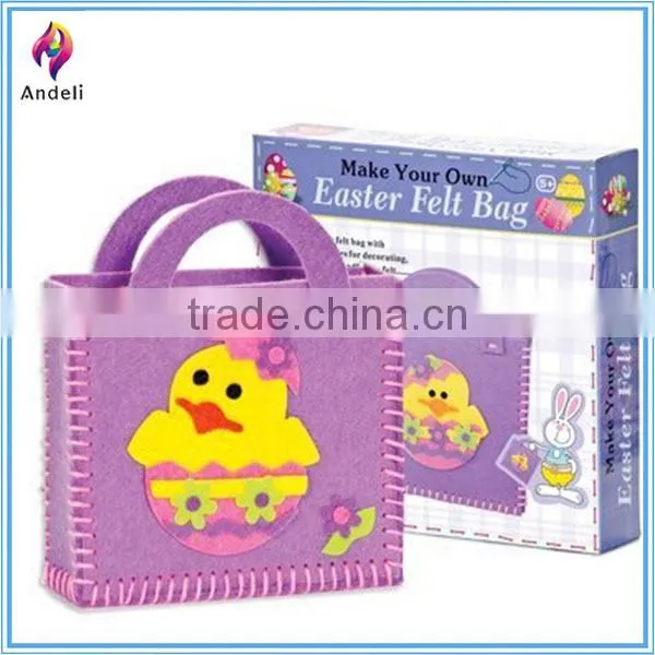 Make Your Own Easter Felt Bag for kids