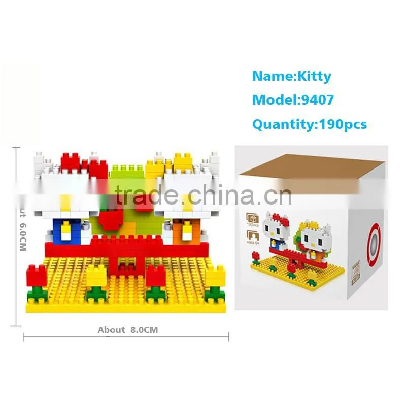 The Best Gift for Childrens Plastic Bricks Building Block Toys