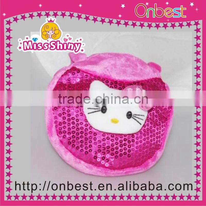 Cylinder Plush Handbag Purse Bag