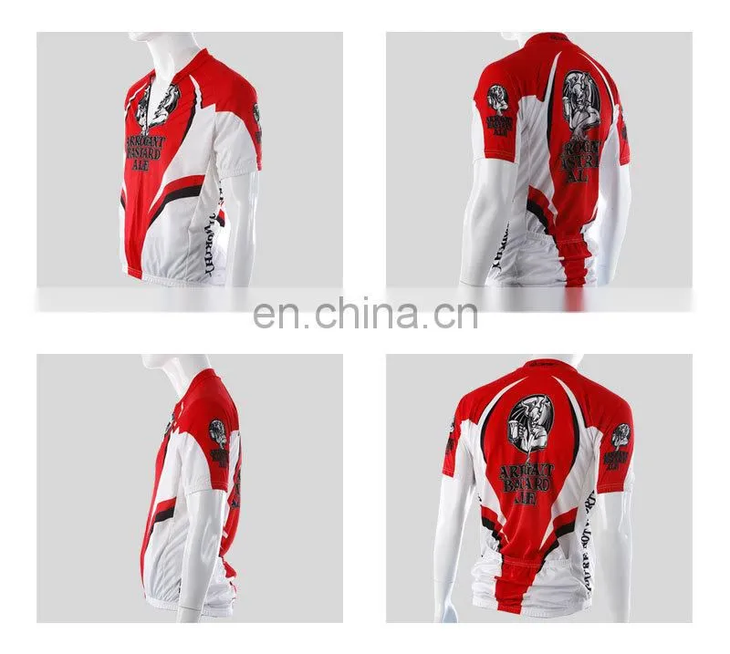 custom design sublimation cycling shirt