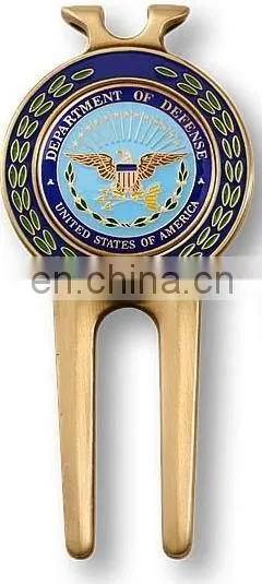 golf ball marker hat clip divot tool