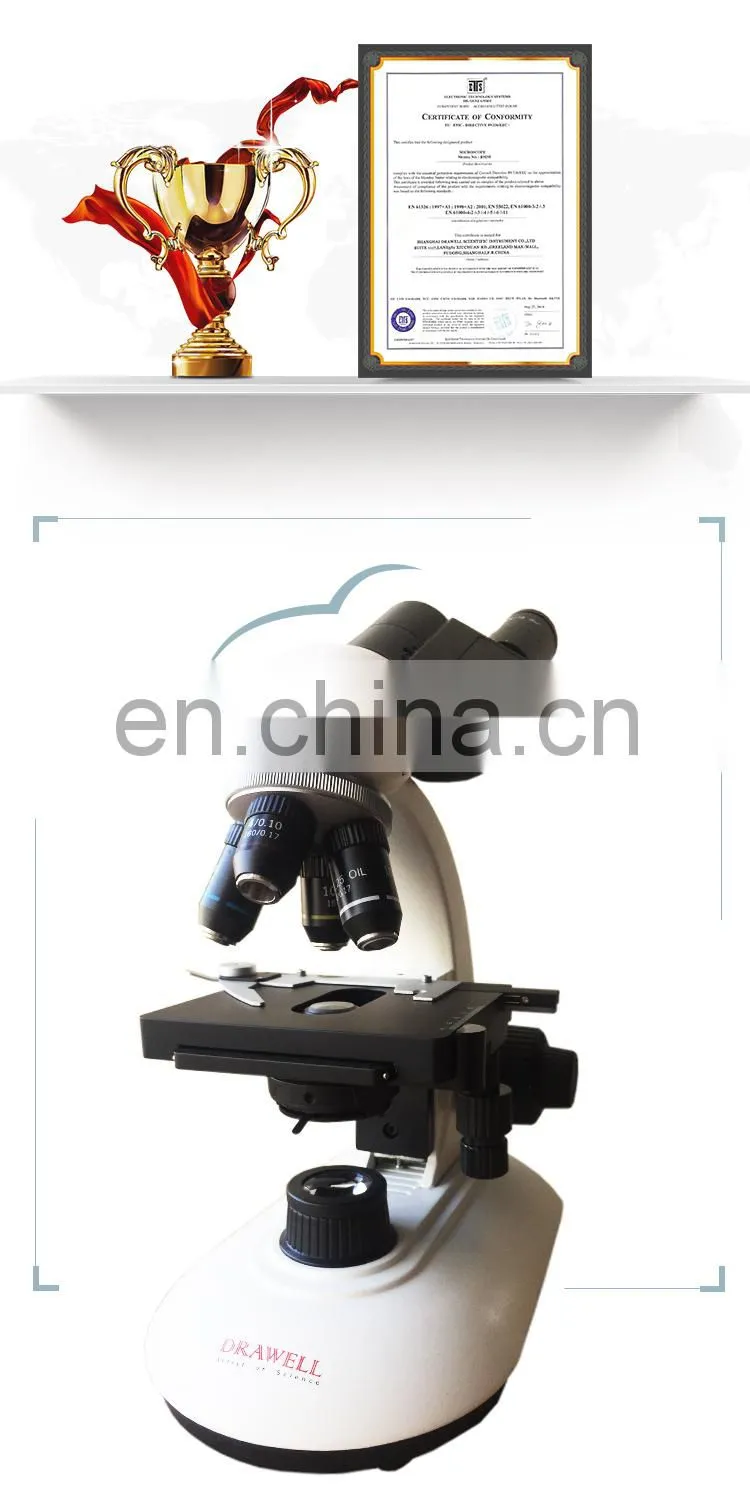 Optical Instrument Stereo Inverted Metallurgical Student Microscope