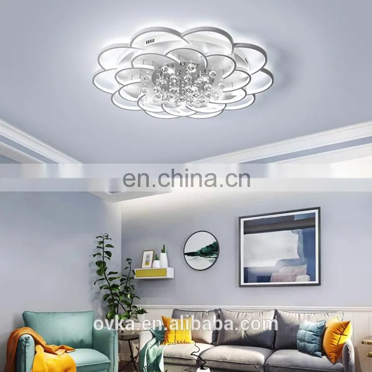 Creative garland bedroom ceiling lamp wedding room lighting