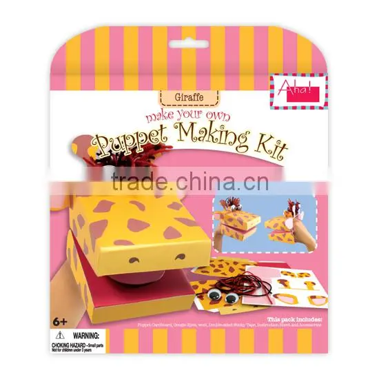 Make Your Own Paper craft DIY Crocodile Animal Puppet Kit