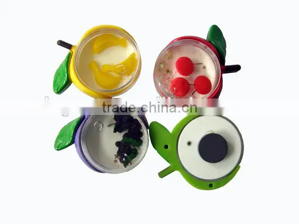 Country Souvenir Fridge Magnet, Liquid Sand Timer Sticker