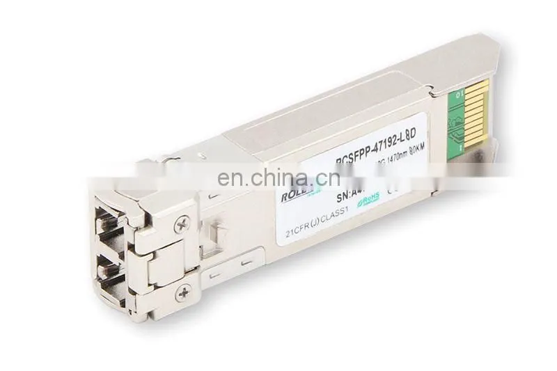 SFP+ 10G 80km CWDM optical module, CWDM 1470nm~1610nm 10G CWDM SFP+ Transceivers