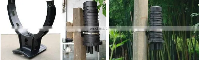 24 48 96 144 288 Core Vertical Dome Type Fiber Cable Joint Box Black Fiber Optic Splice Closure IP68 Aerial ISO9001, ROHS CN;GUA