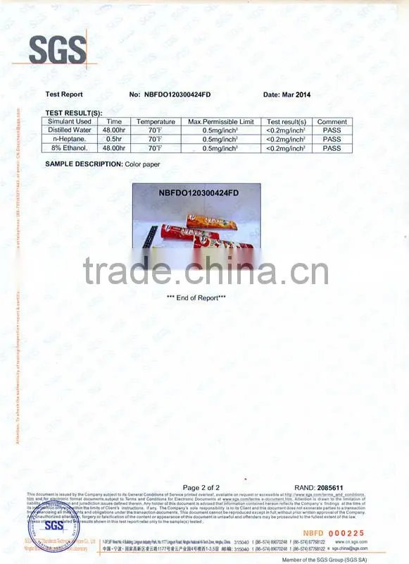190mm Ice cream calippo tube