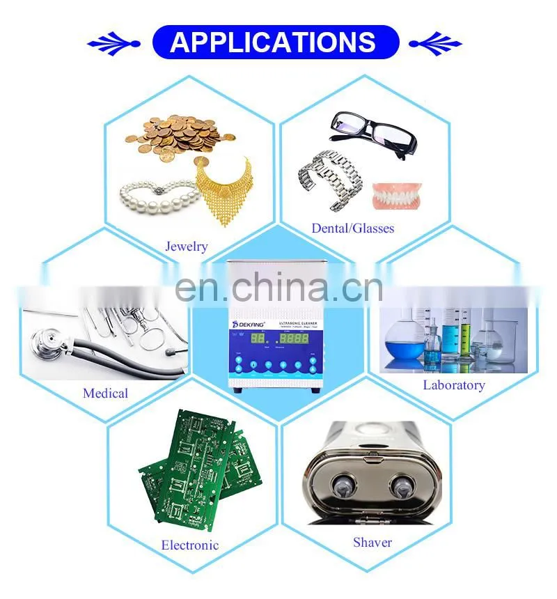2L Best Digital Double Frequency Ultrasonic Cleaner for Jewelry Cleaning