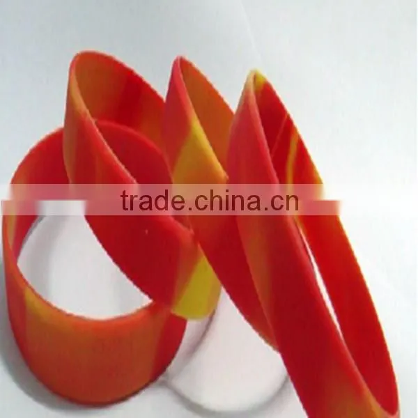 factory promotion Full Color Silicone Wristbands