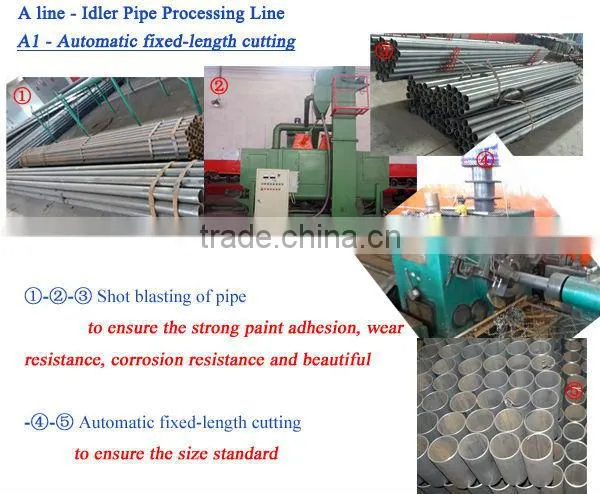 welding pipe boilie roller for cement spraying machine