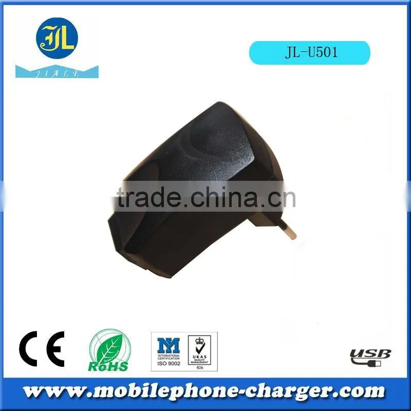 Universal USB Travel charger for all mobile phone top raw material wall charger