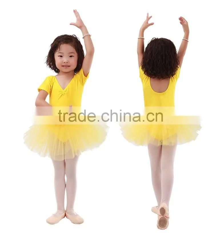 Beijing Plant Wholesale Short Sleeves 3 Layers Ballet Performance Tutus Kids