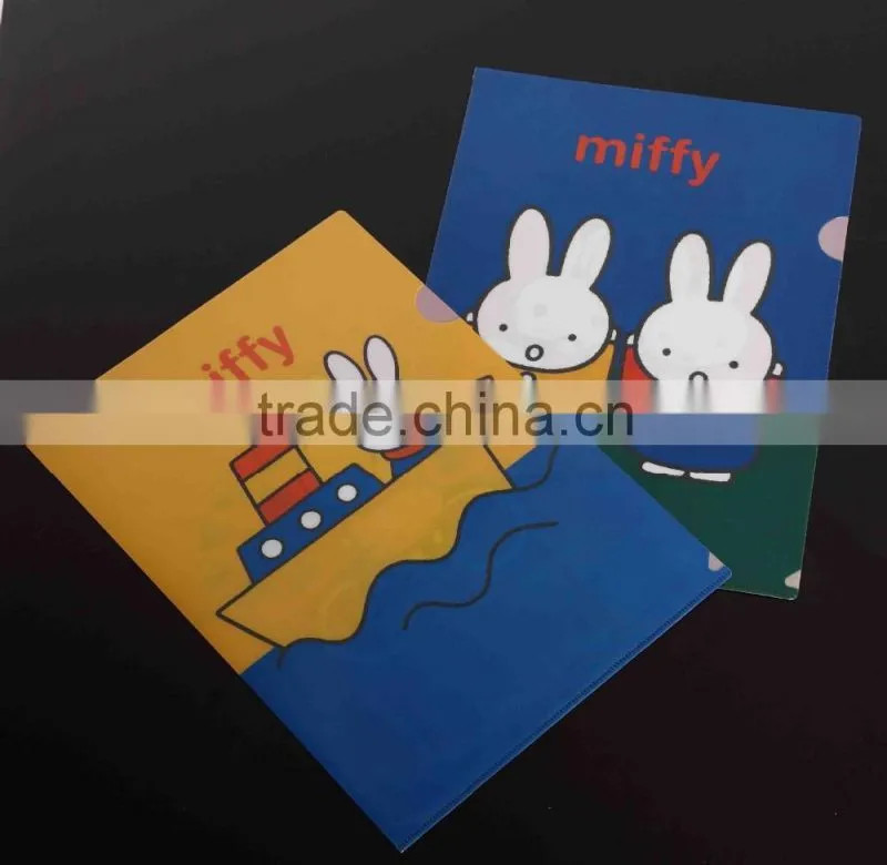 Factory foldable clear file folder box, portable file folder bag