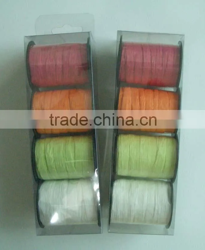 HOT SALE 3PK Mix Color 10 meters Metallic Poly Curly Ribbon Gift Bow