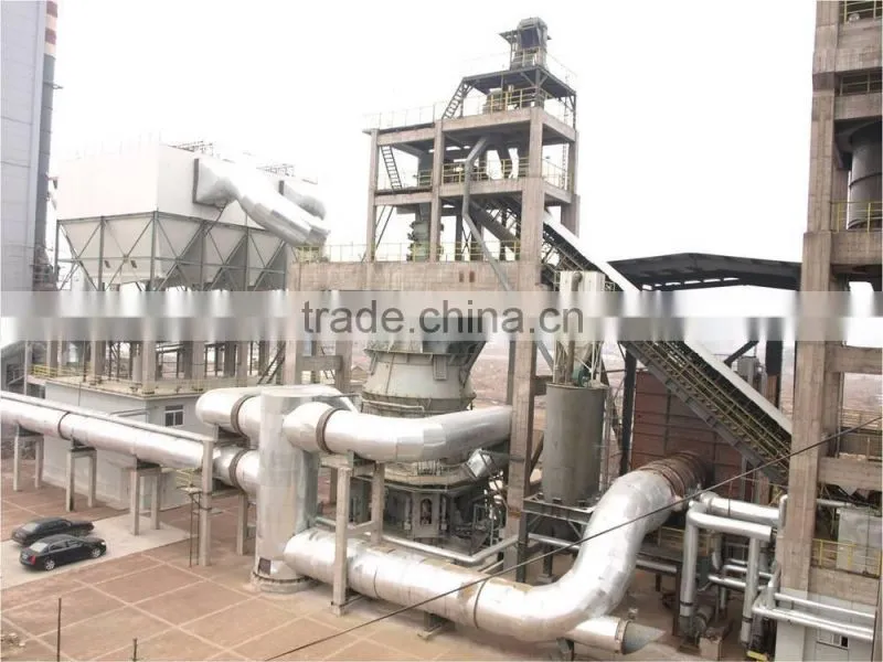 Vertical mill used on powder plant cement plant