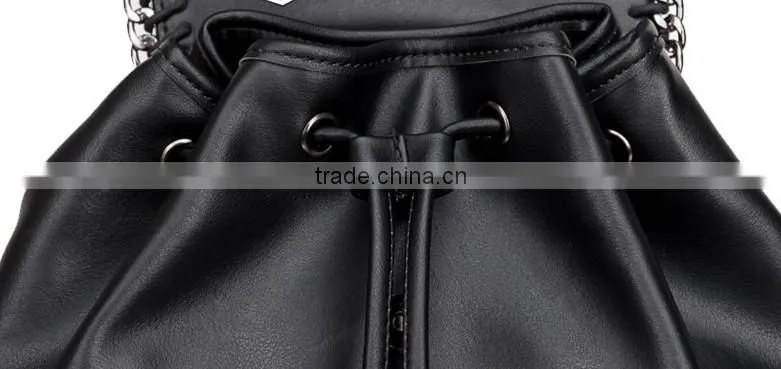 New Design female bag pu backpack fashion lady backpack 2016 summer fashion backpack
