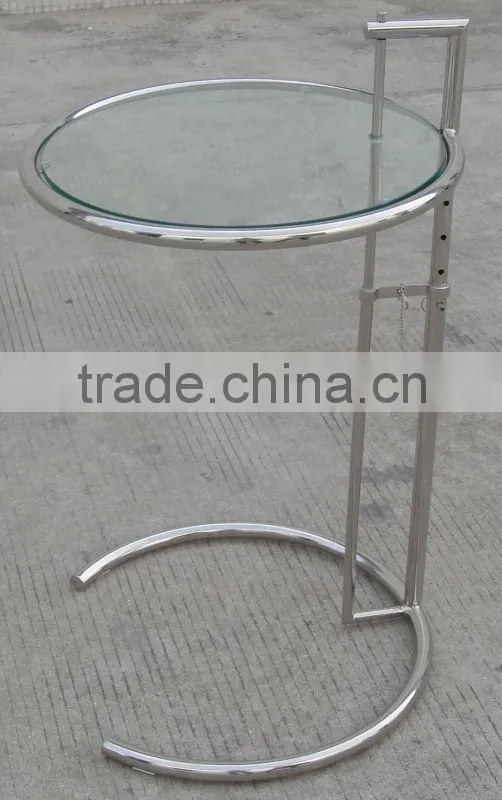 Eileen Gray height Adjustable aluminium Table