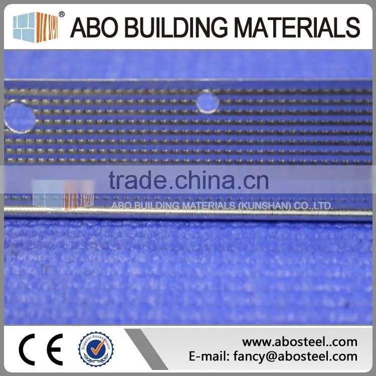 Drywall And Thin Coat Mini Mesh, Perforated Angle Beads