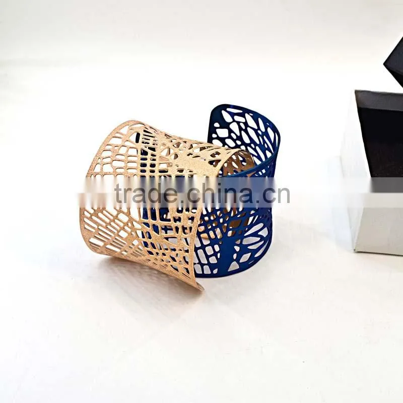 stainless steel gold plated fashion accseeories bracelet rose gold