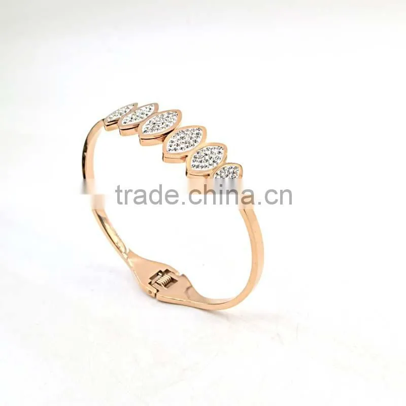 Tops For Women 2016 Bohemian Jewelry Crystal Beads Gold Bracelet