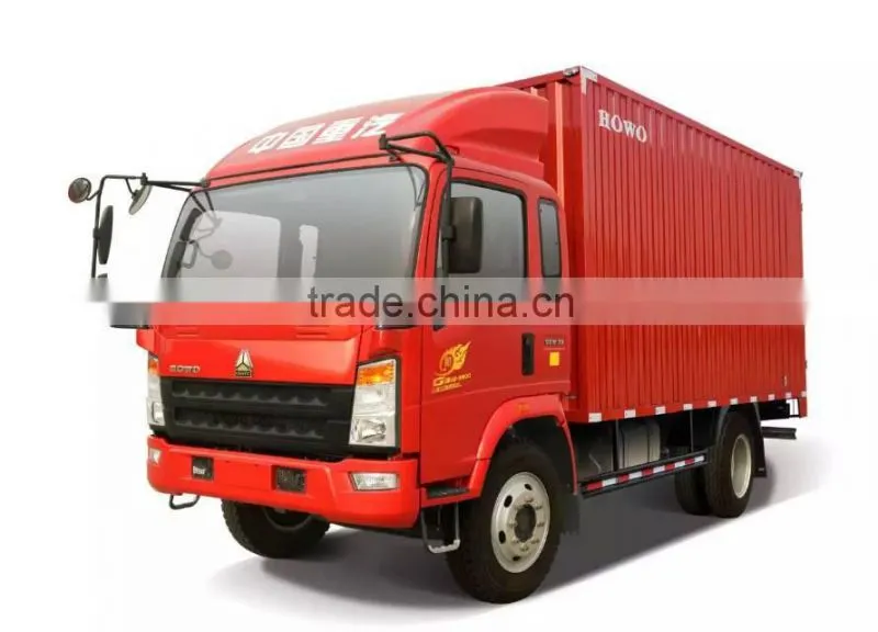 sinotruck howo light diesel engine cargo truck for sale made in china