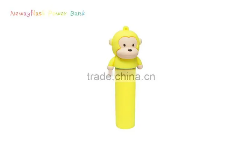 Hot sell cheap cartoon design portable power bank 1200mAh