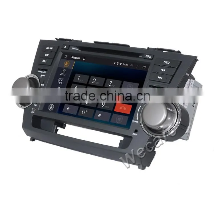 Wecaro WC-TH8012 android 5.1.1 car radio navigation for toyota highlander 2008-2014 android car dvd Bluetooth WIFI 3G Playstore