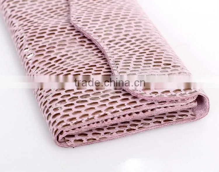 Fake snake leather women wallet