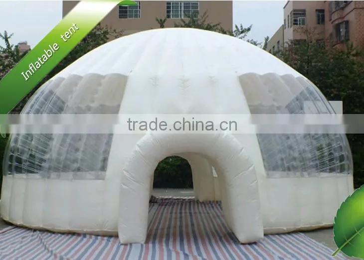 China cheap PVC air inflatable tent for sale