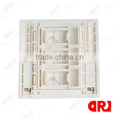 cat5e three ports optical faceplate