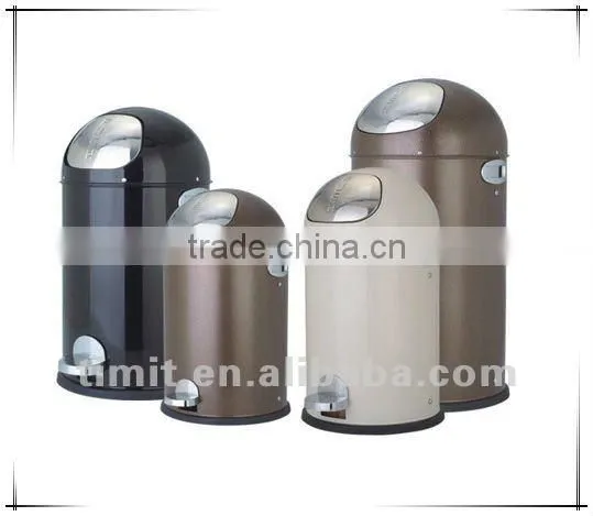 Superior Quality Stainless Steel Tinplate Galvanized Sheet Inner and Cover Round with Mirror Poloshing Recycling Bin