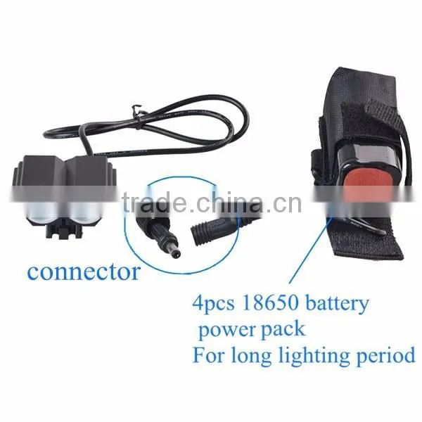 Adjustable Head Recharge Aluminum LED Bicycle Headlight