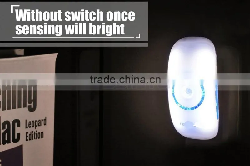 Wireless EU Plug Auto PIR Motion LED Human Sensor Night Light