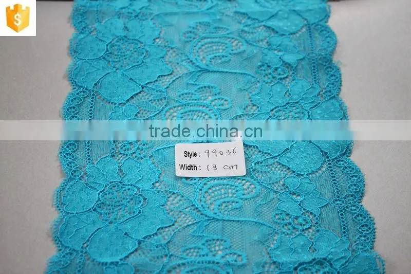 Sexy tulle lace fabric for bra and panties