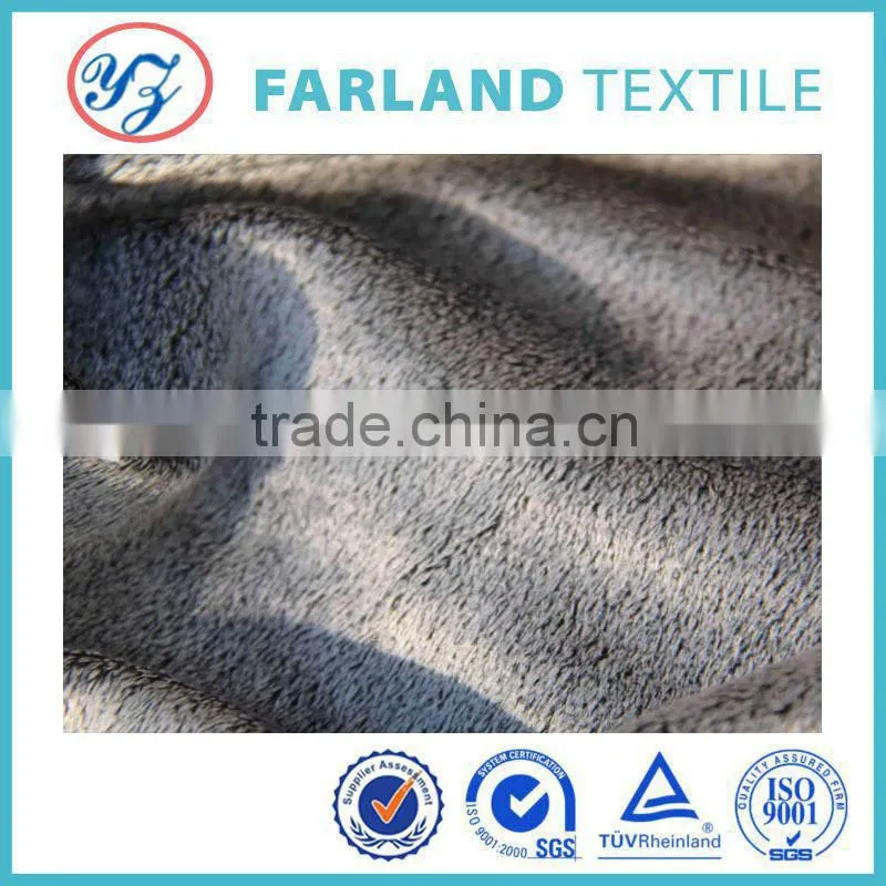 2015 new products clothing bags shoes toys fabric super soft short plush