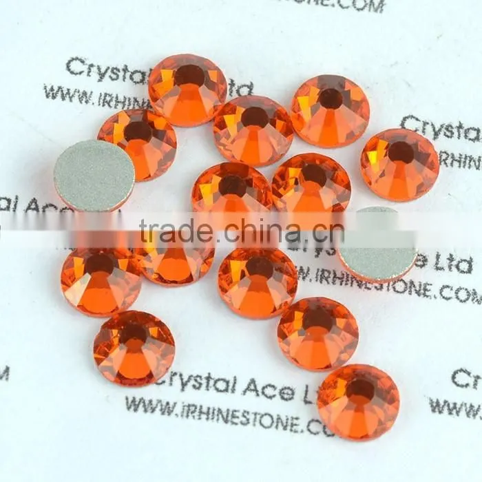sparkling silver flatback Non hot-fix rhinestone for wholesale