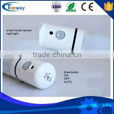 Rotate Stick or Hung Automatic LED Human Sensor Wireless Night tube Light