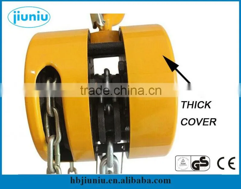 2016 new condition HSZ type 3T*6M chain pulley hoist