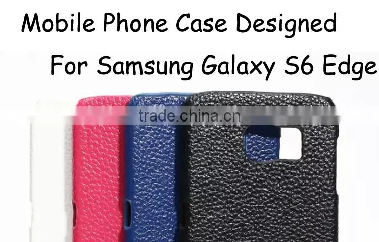 Fancy Mobile Cover Case For Samsung Galaxy S6 Edge Unlocked Genuine Leather Cover Case For Samsung Galaxy S6 Edge Protector Case