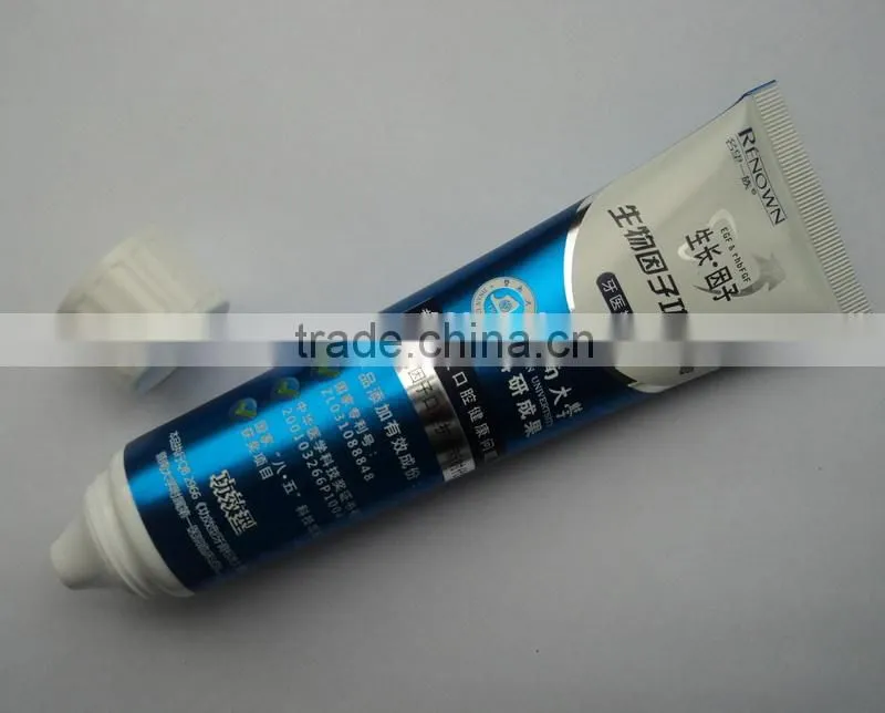 d35 plastic cosmetic package tube for toothpaste